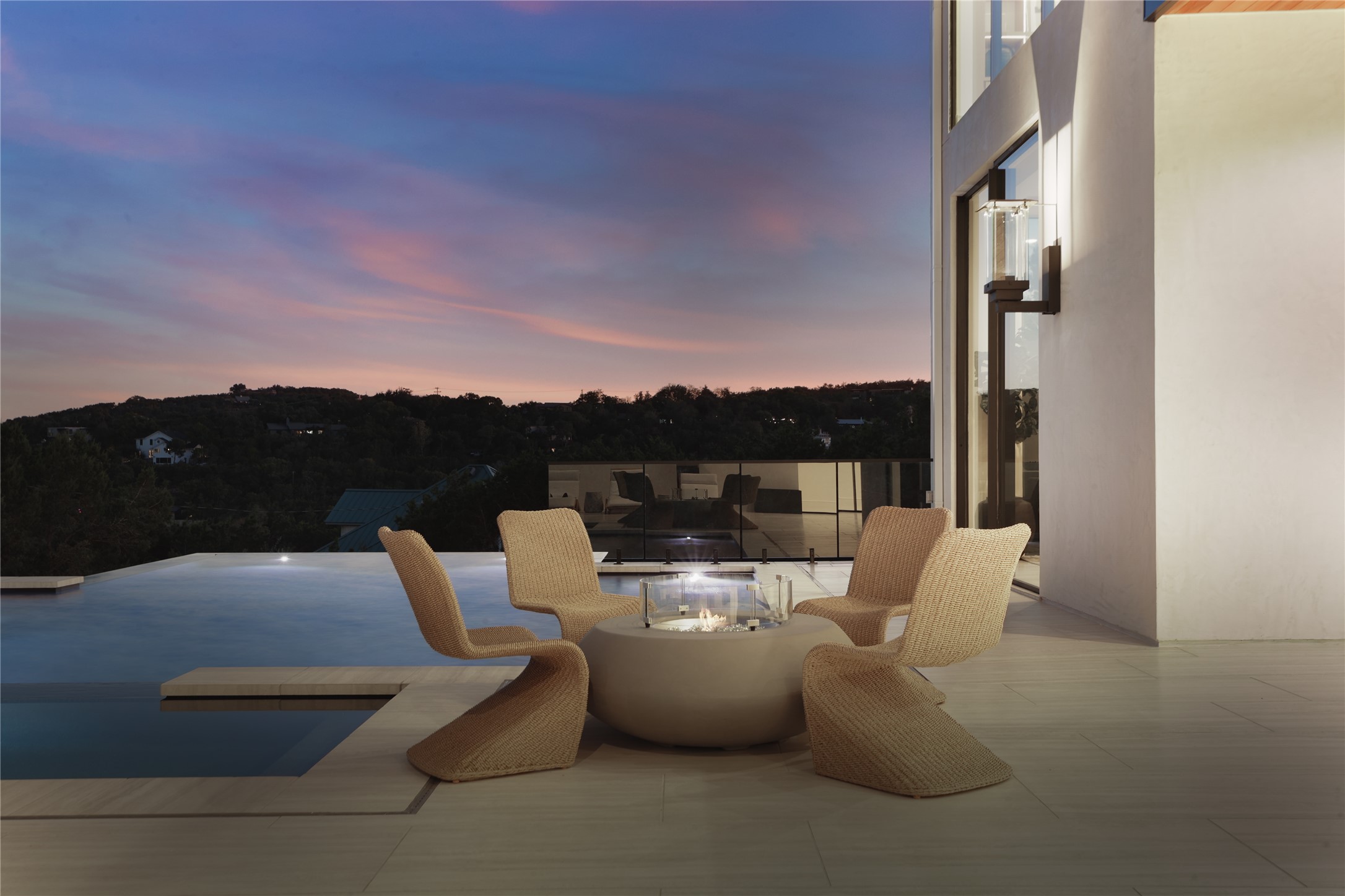 1003 The High Road Austin, TX 78746 - Photo 33 of 40 a view of roof deck with furniture