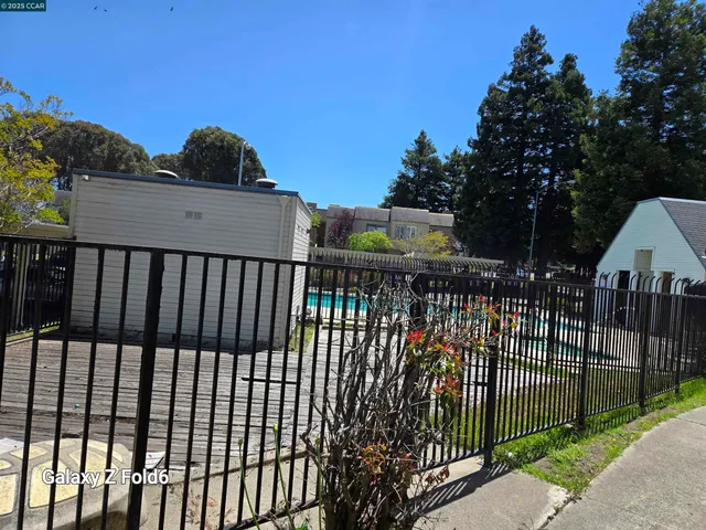 a view of city from a balcony