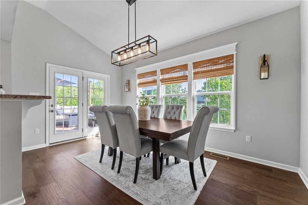 110 Brook Side Drive Clinton, PA 15026 - Photo 22 of 49 a view of a dining room with furniture window and wooden floor