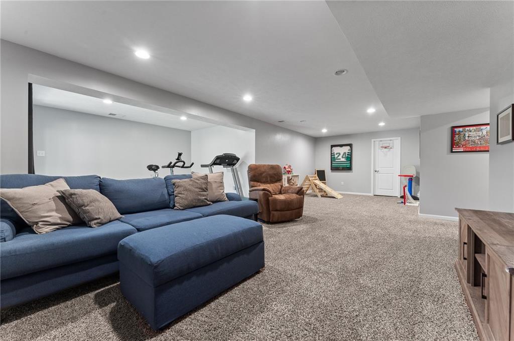 110 Brook Side Drive Clinton, PA 15026 - Photo 40 of 49 a living room with furniture and a couch