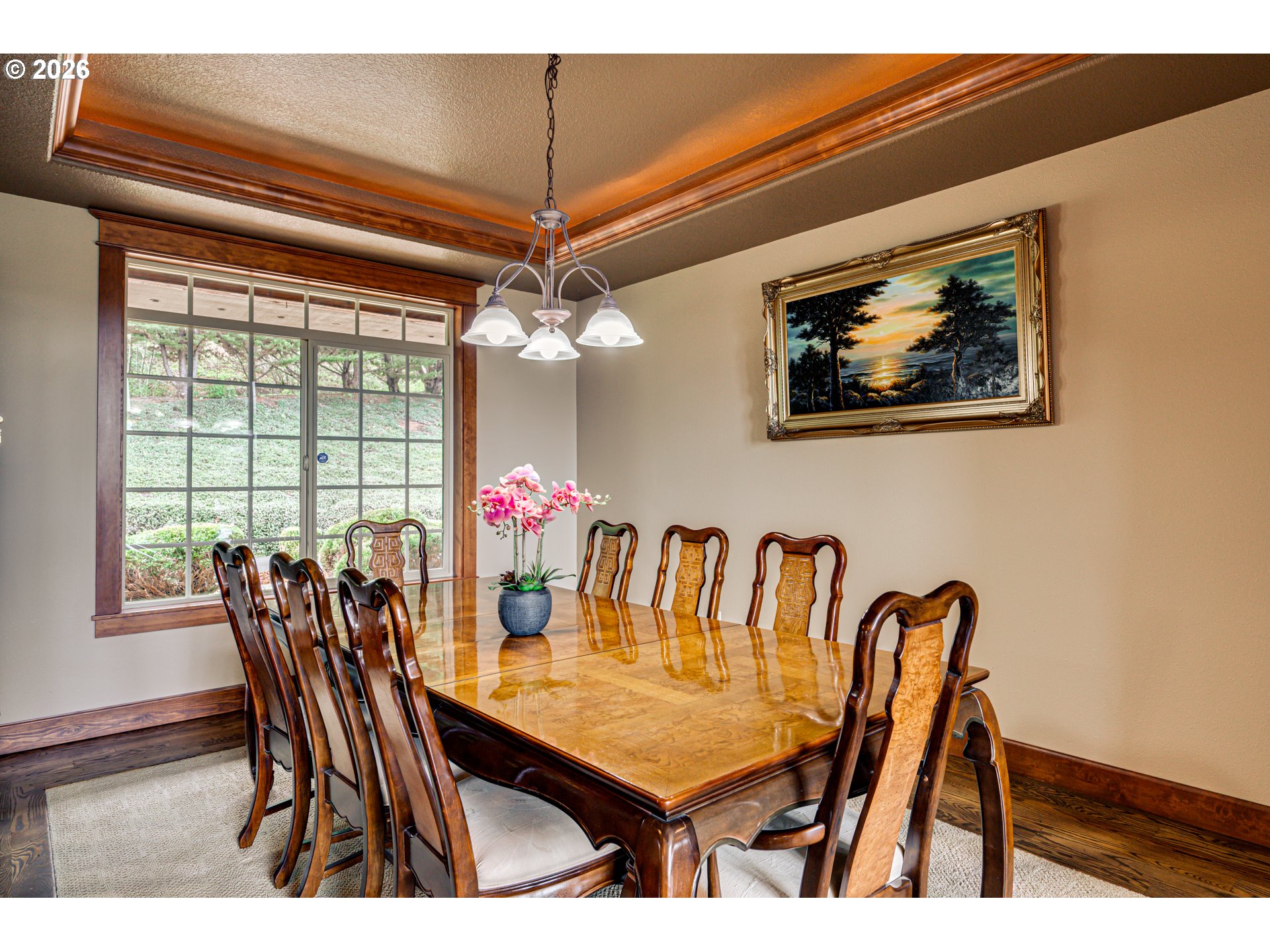 200 Pine Ridge Drive Woodland, WA 98674 - Photo 13 of 48 a view of a dining room with furniture window and outside view