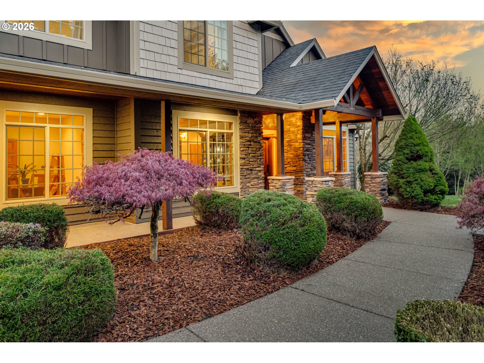200 Pine Ridge Drive Woodland, WA 98674 - Photo 45 of 48 a front view of house with yard and trees around