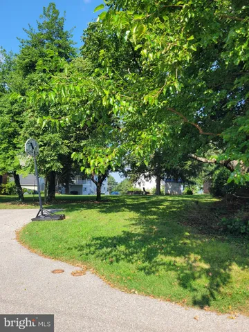 a big yard with lots of green space and trees