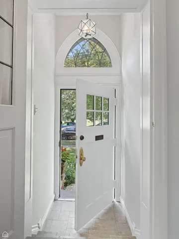 view of entryway with interior