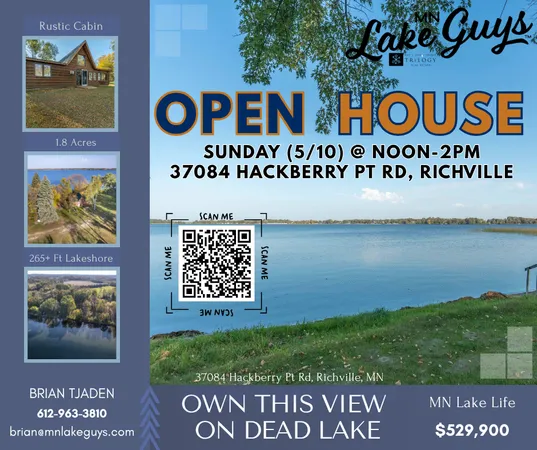 $529,900 | 37084 Hackberry Point Road, Richville, MN 56576