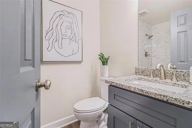 a view of a small space