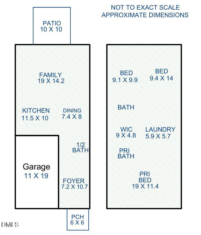 2306 Stoney Spring Drive Raleigh, NC 27610 - Photo 34 of 35 floor_sketch (1)