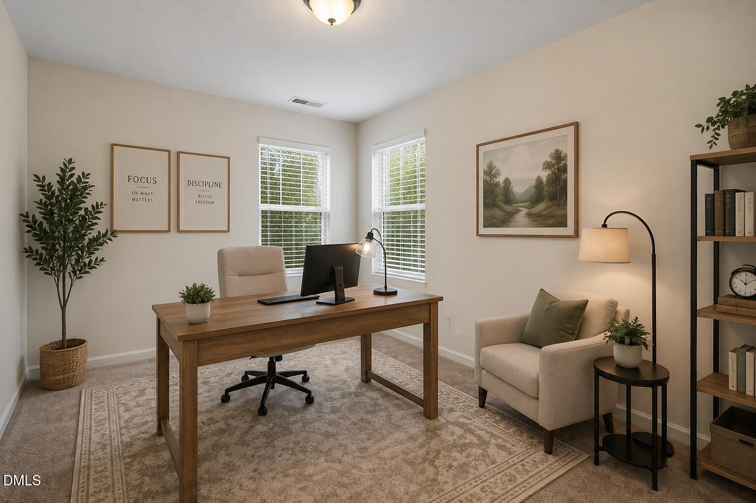 2306 Stoney Spring Drive Raleigh, NC 27610 - Photo 4 of 36 Virt Staged Flex Room