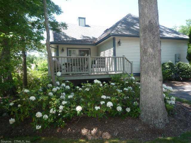 2 Chestnut Lane Niantic, CT 06357 - Photo 1 of 1 Patio/Deck. End Unit with a Deck and Yard Area