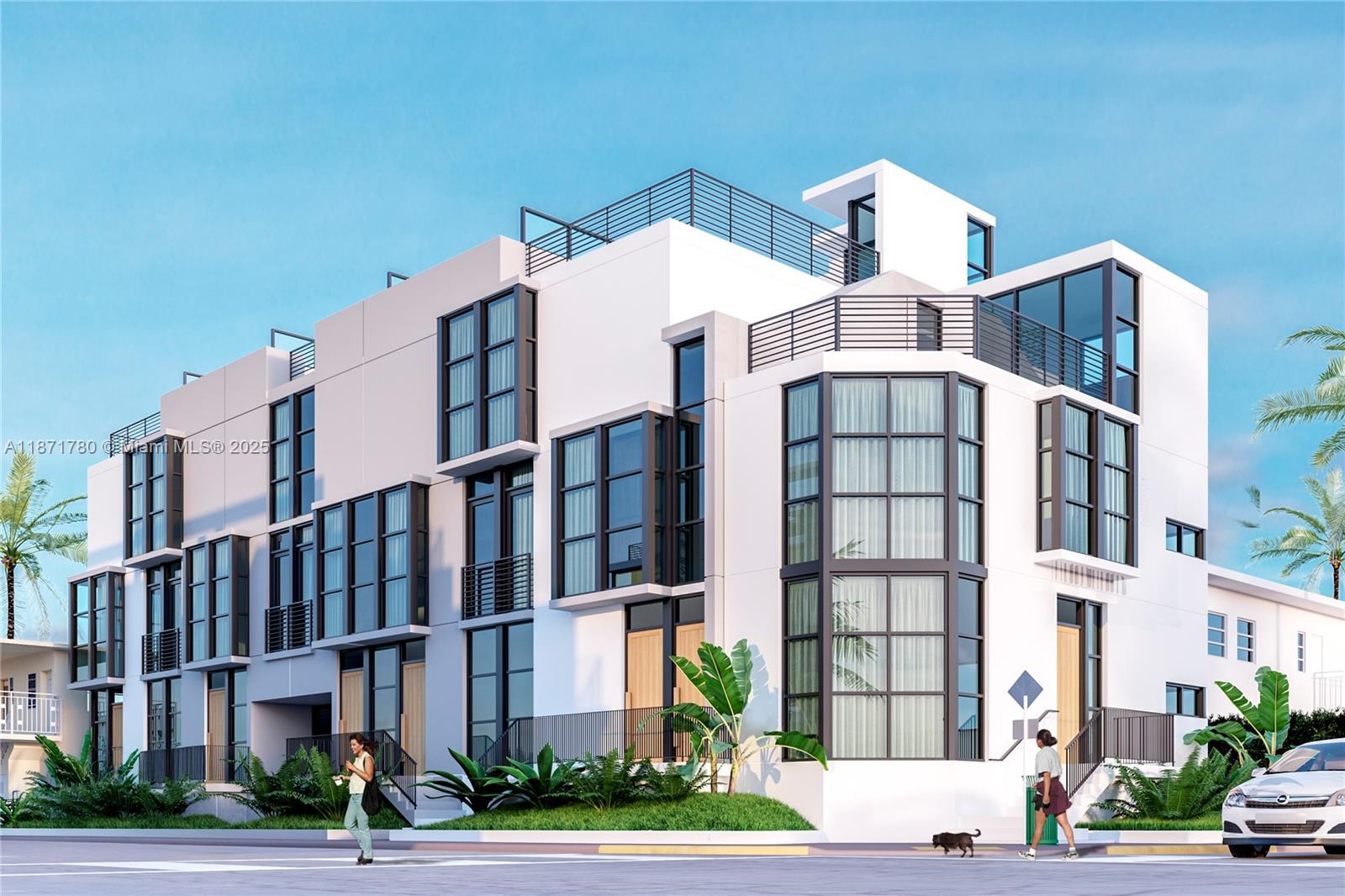 330 76th Street, Unit 5 Miami Beach, FL 33141 - Photo 1 of 8 a front view of a multi story building