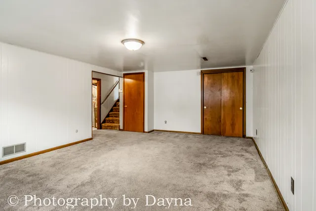 a view of an empty room