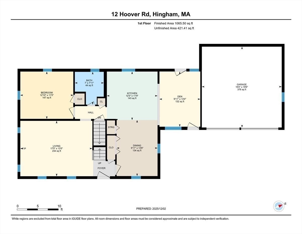 12 Hoover Road Hingham, MA 02043 - Photo 30 of 32 a picture of a floor plan