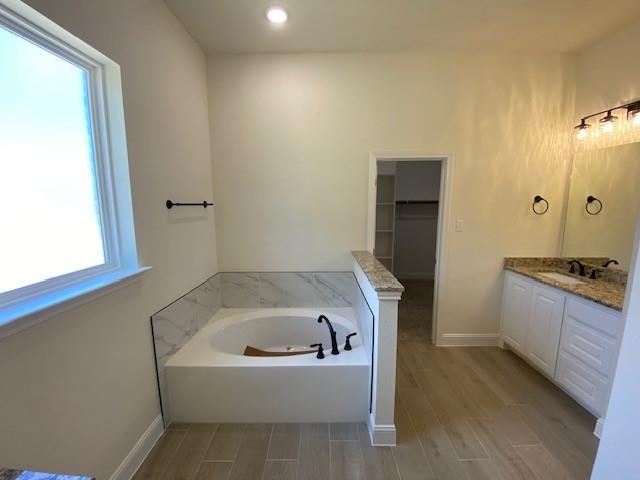 1004 Hennesay Park Springtown, TX 76082 - Photo 14 of 20 a bathroom with a bathtub and a sink