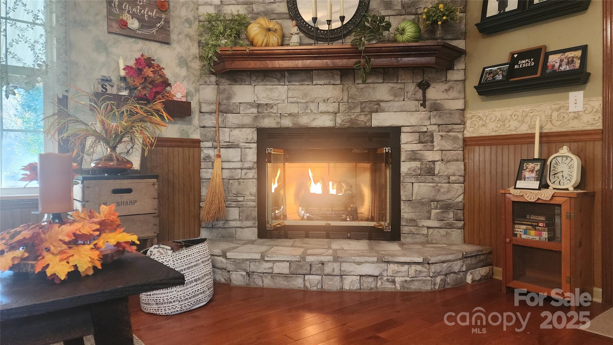 141 Hungry Creek Road Canton, NC 28716 - Photo 9 of 38 a living room with furniture and a fireplace