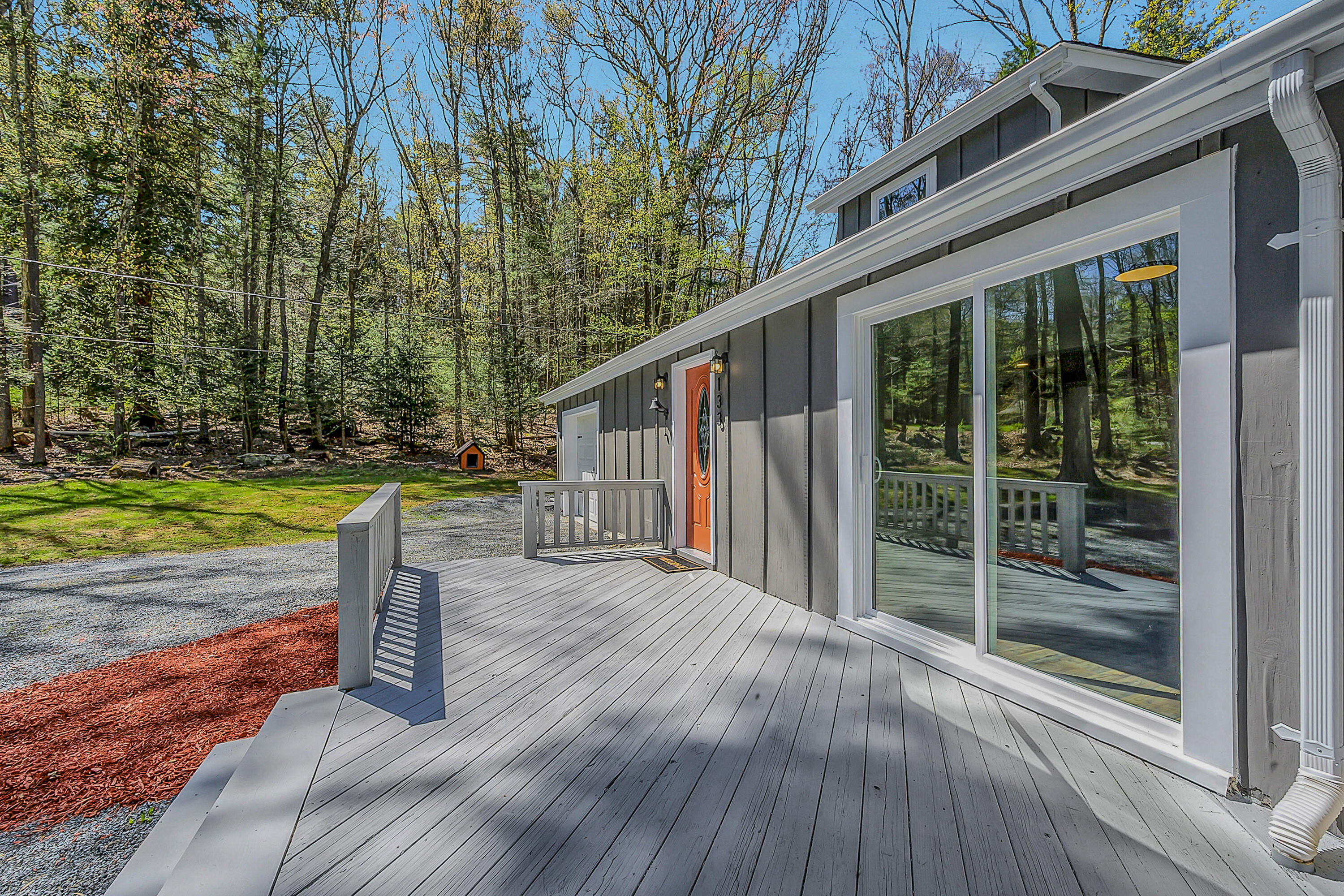 133 Neil Thompson Road Lackawaxen, PA 18425 - Photo 4 of 65 a view of outdoor space and deck