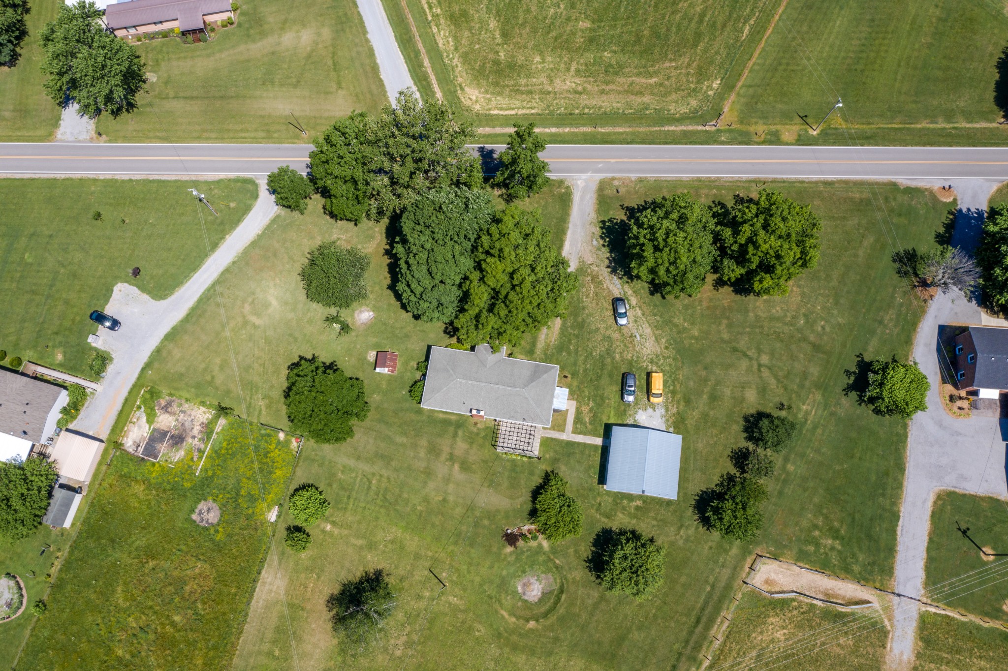 1441 Pleasant View Road Woodbury, TN 37190 - Photo 15 of 32 an aerial view of residential house with outdoor space