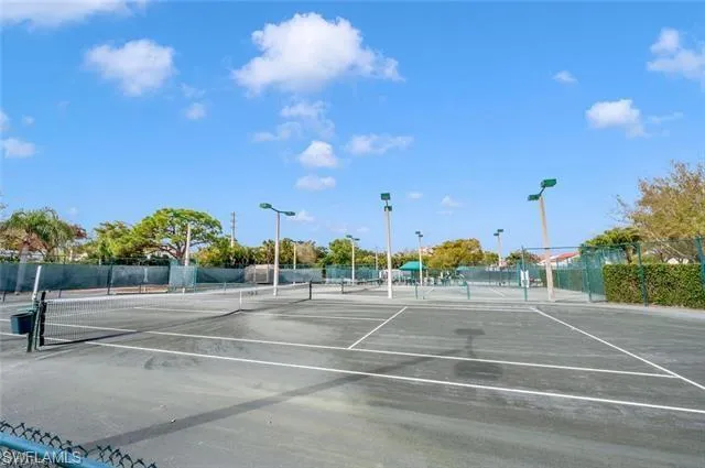 a view of a building with a street