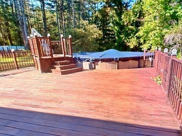 121 River Road Ware, MA 01082 - Photo 12 of 39 a view of a patio with swimming pool