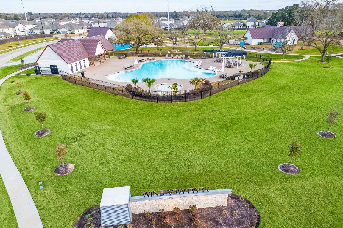 24026 Swather Way Hockley, TX 77447 - Photo 30 of 37 an aerial view of a house