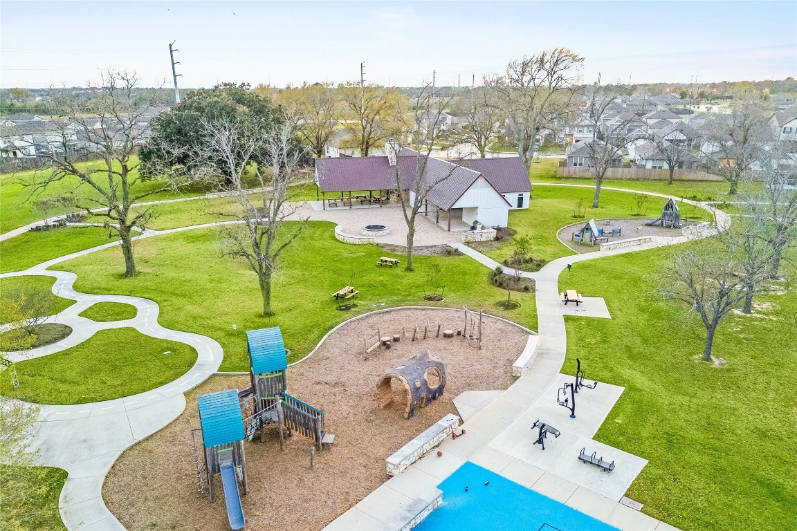 24026 Swather Way Hockley, TX 77447 - Photo 37 of 37 an aerial view of a house having outdoor space