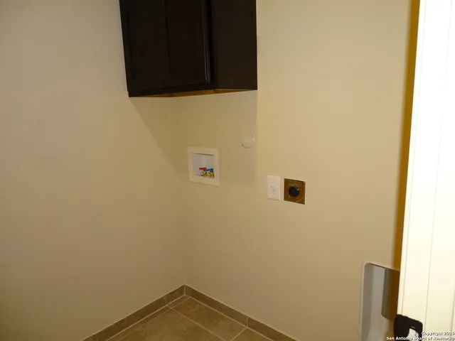 a bathroom with a window