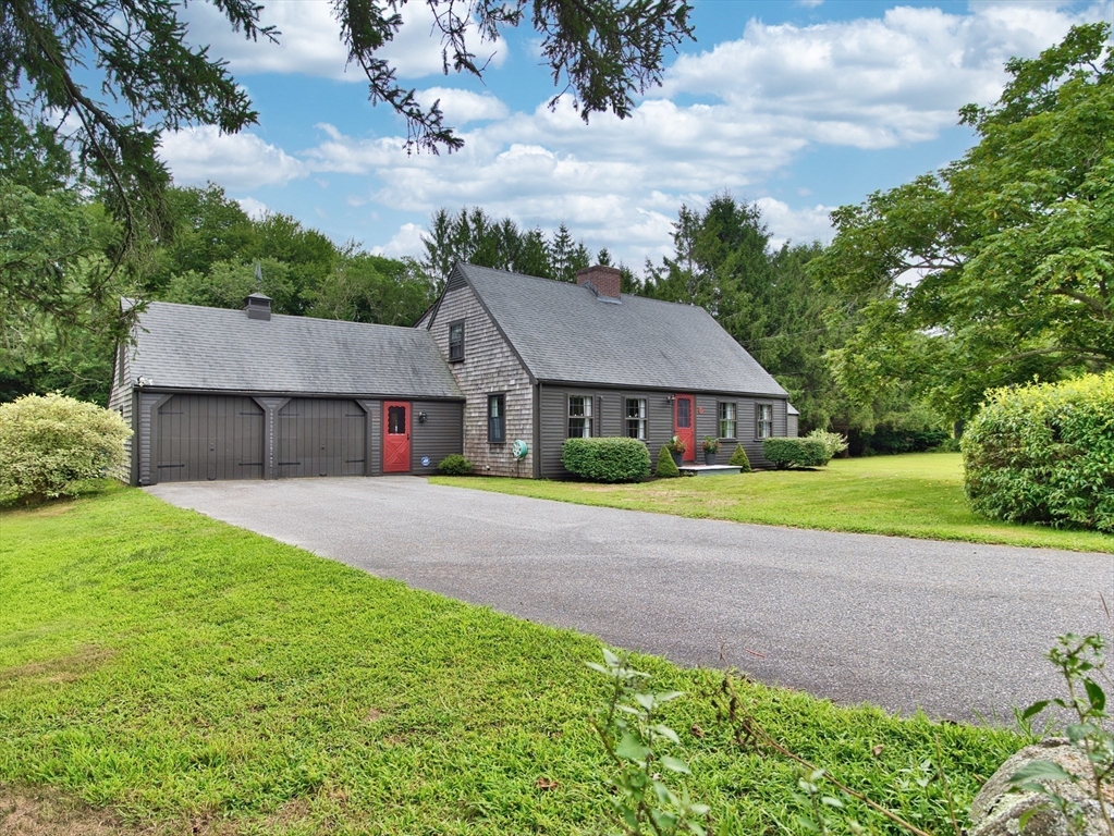 772 Gifford Road Westport, MA 02790 - Photo 2 of 37 a aerial view of a house next to a yard with big trees