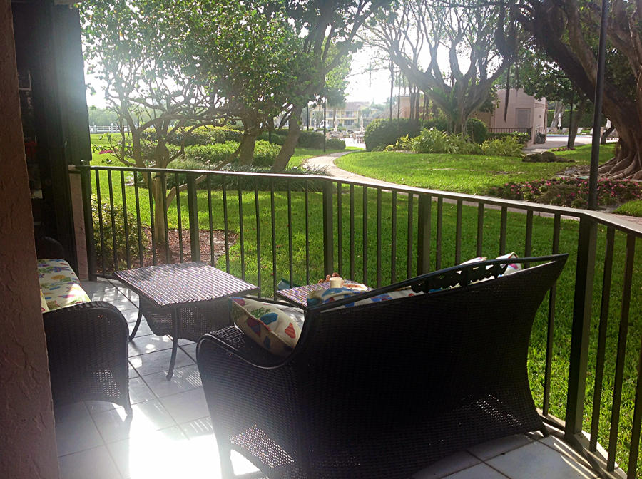 899 Jeffery Street, Unit 105 Boca Raton, FL 33487 - Photo 2 of 14 christine balcony view
