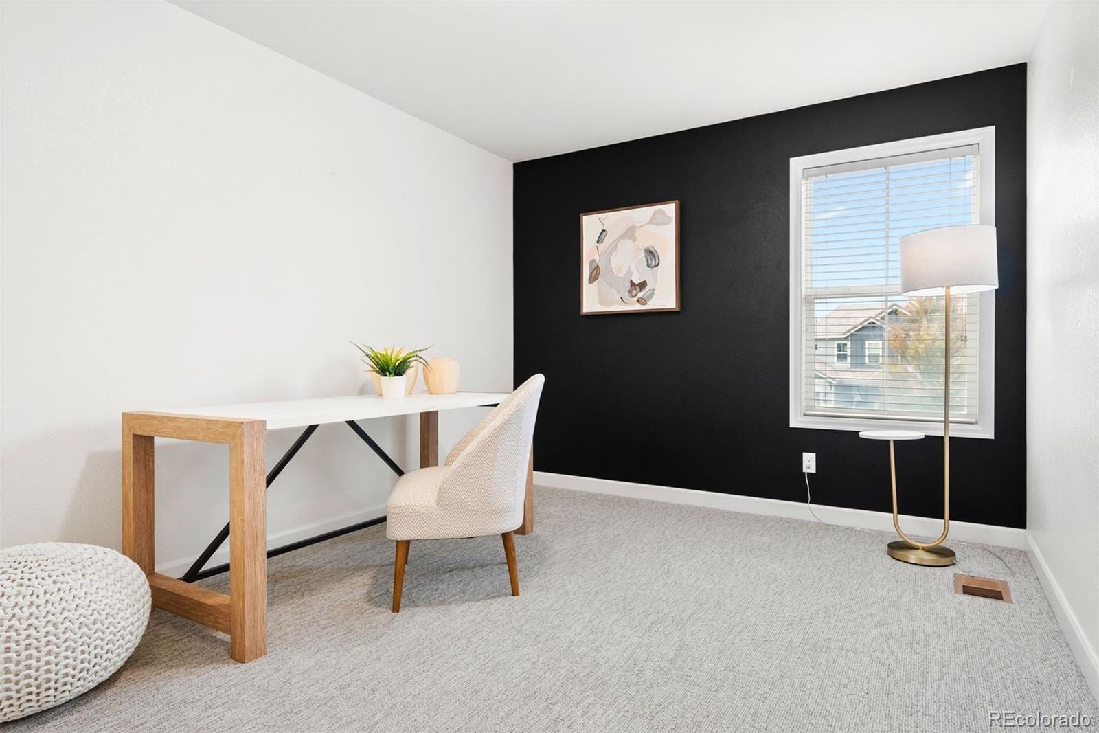 664 Tiger Lily Way Highlands Ranch, CO 80126 - Photo 20 of 47 a workspace with furniture and window