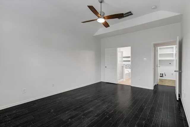 wooden floor in an empty room