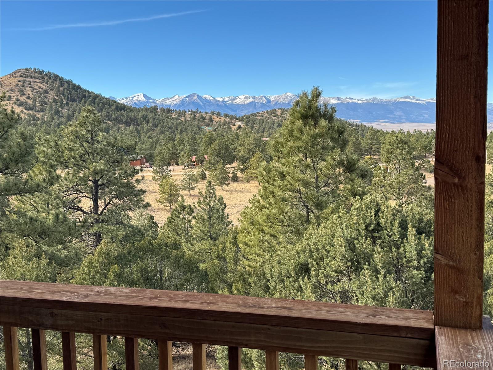 563 Kankakee Road Westcliffe, CO 81252 - Photo 20 of 46 a view of a mountain from a window