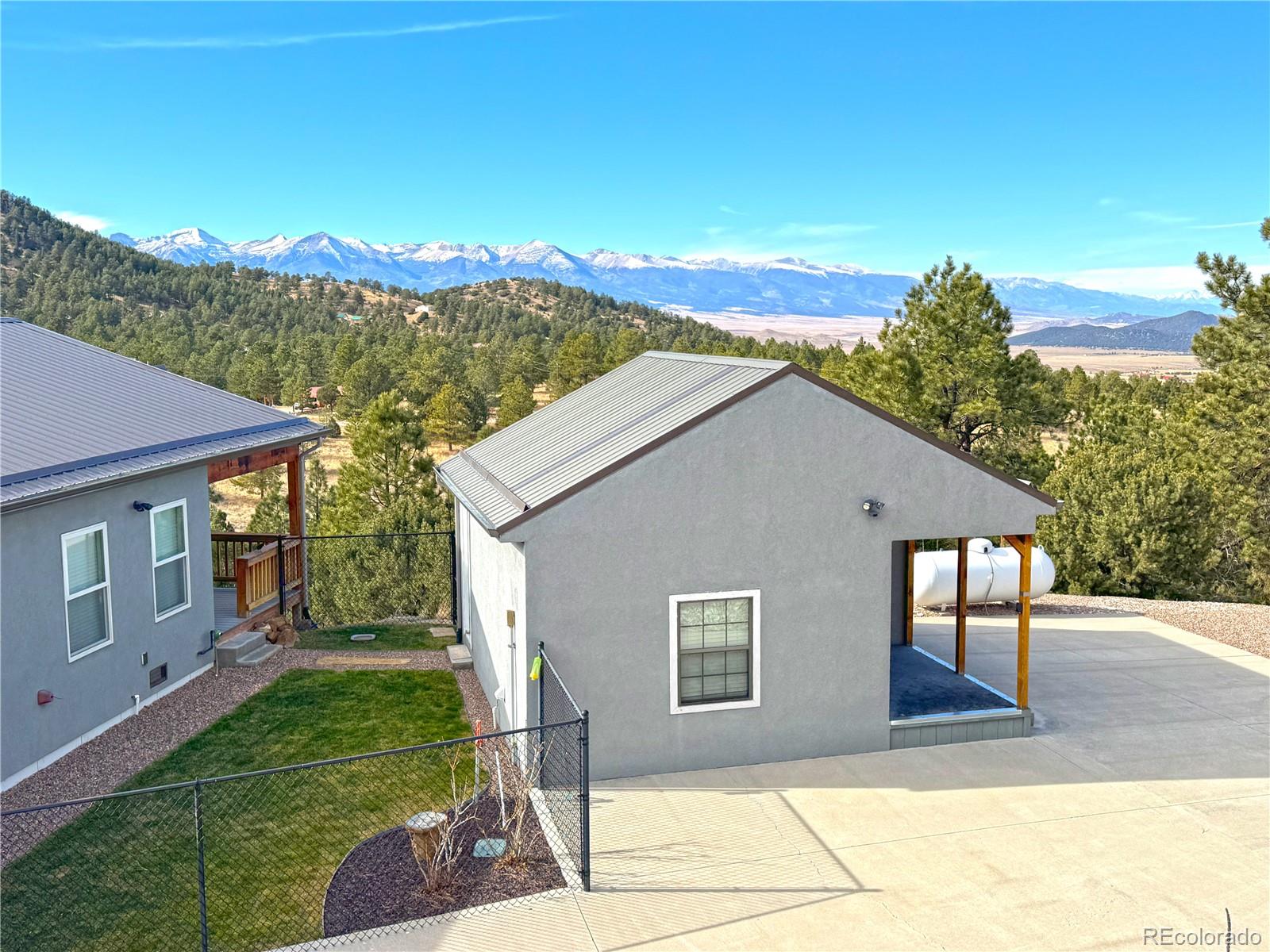 563 Kankakee Road Westcliffe, CO 81252 - Photo 37 of 46 a view of a house with a backyard