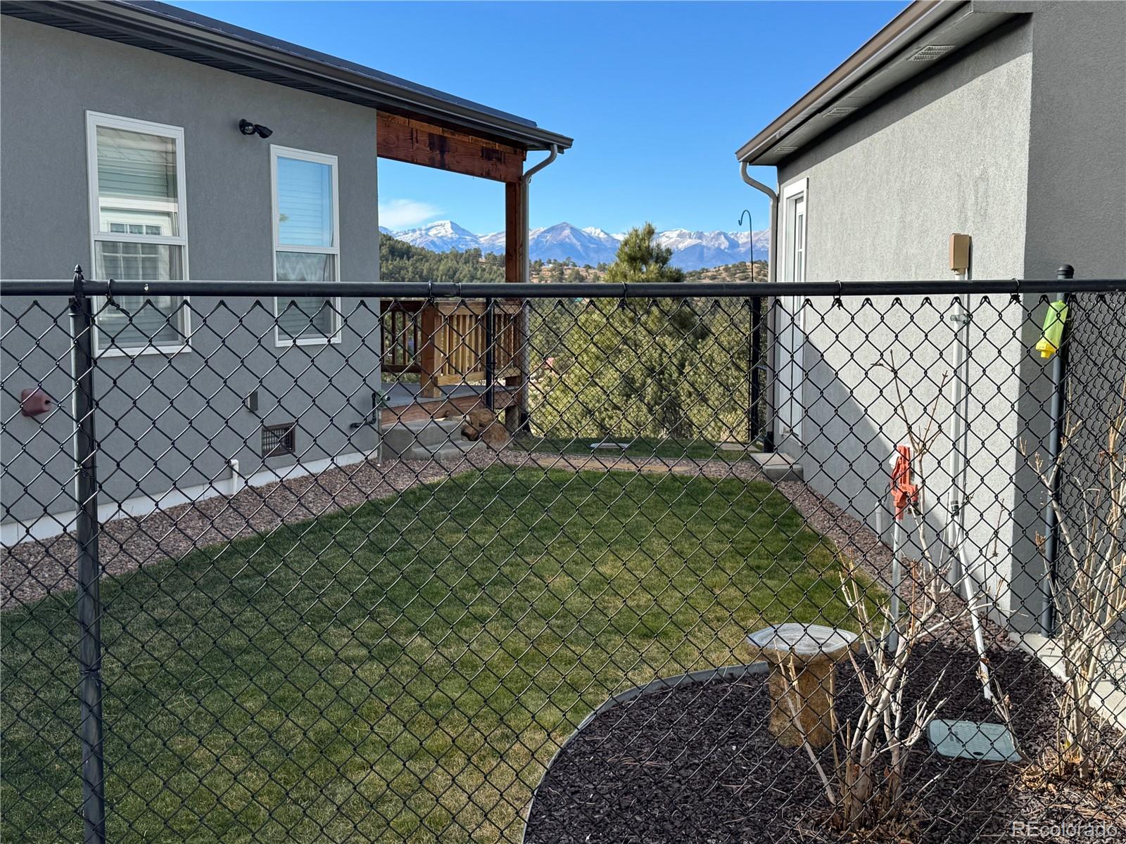 563 Kankakee Road Westcliffe, CO 81252 - Photo 39 of 46 a view of a backyard with a garden
