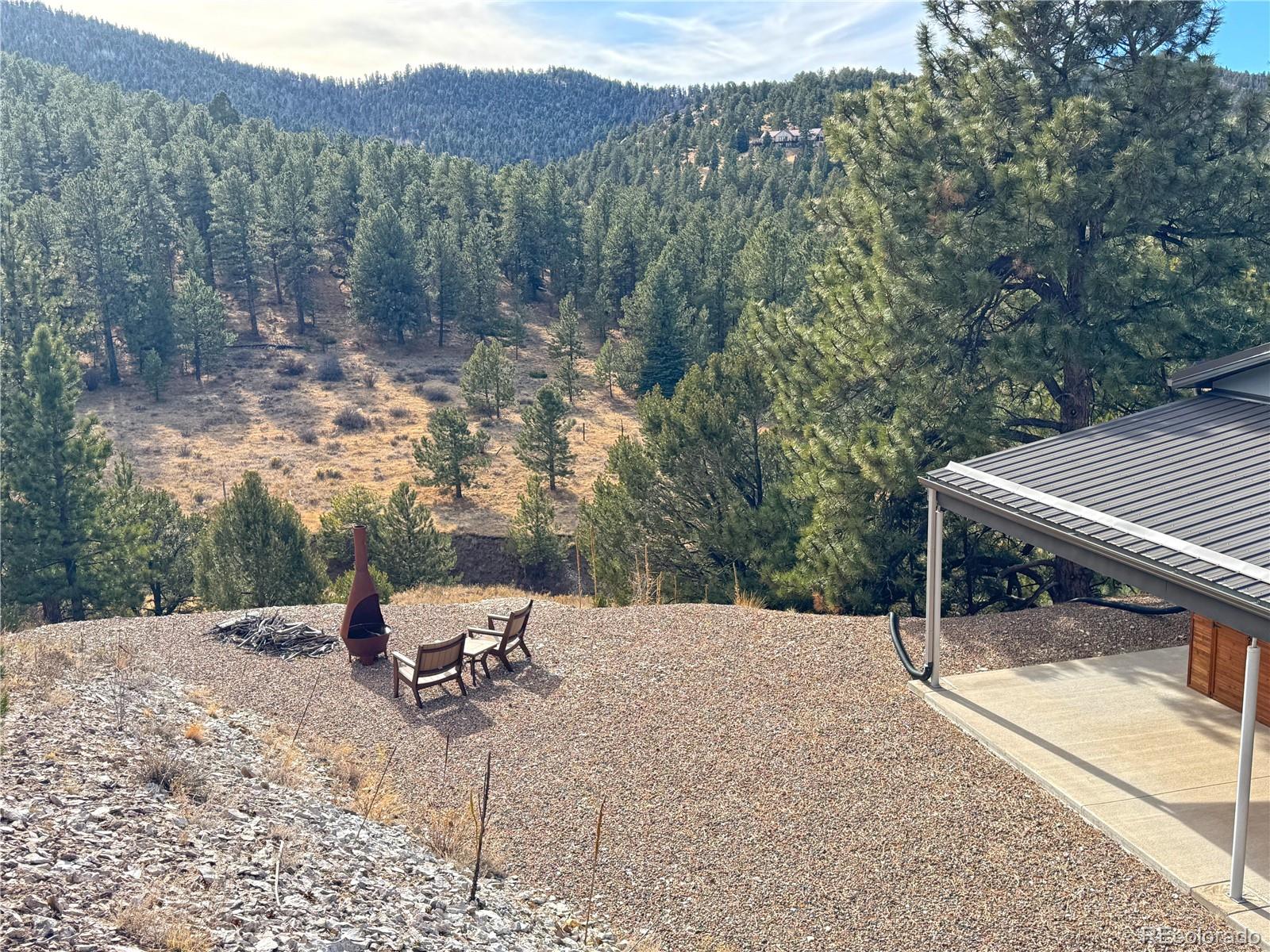 563 Kankakee Road Westcliffe, CO 81252 - Photo 44 of 46 a view of a backyard with sitting area