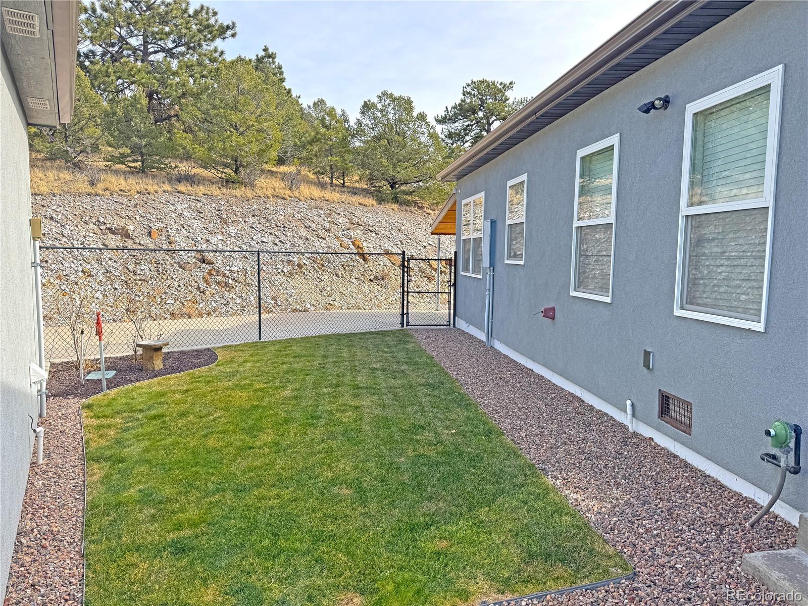 563 Kankakee Road Westcliffe, CO 81252 - Photo 45 of 46 a view of a backyard with garden