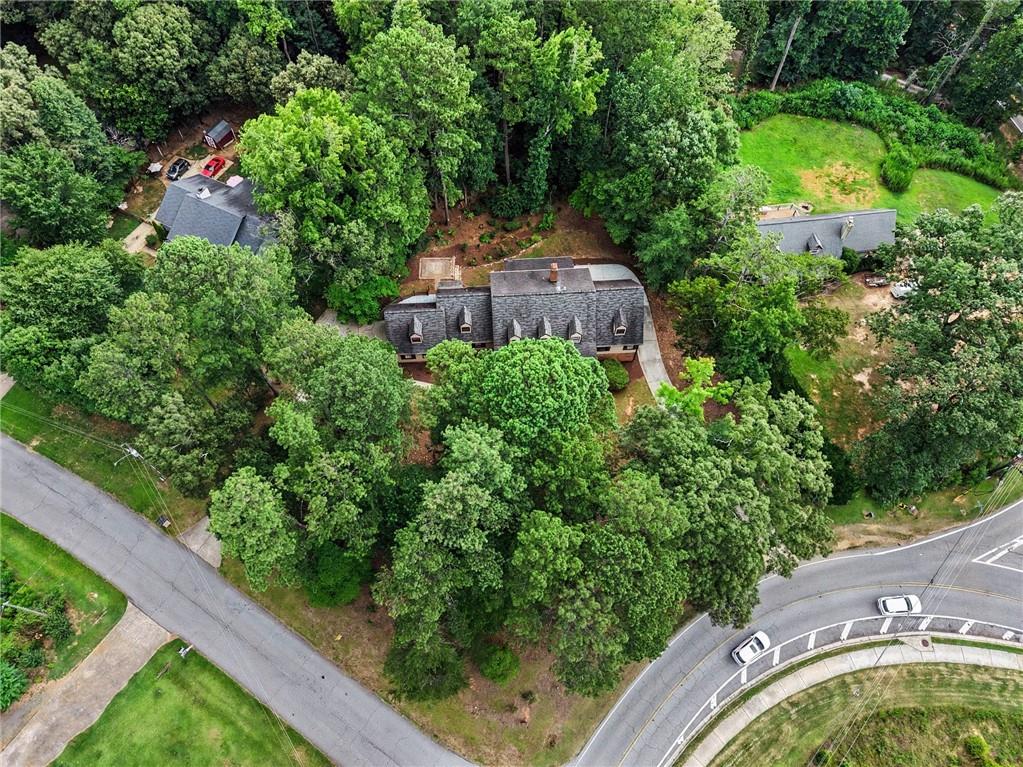 3597 Smithtown Road Suwanee, GA 30024 - Photo 24 of 24 an aerial view of a house with a yard