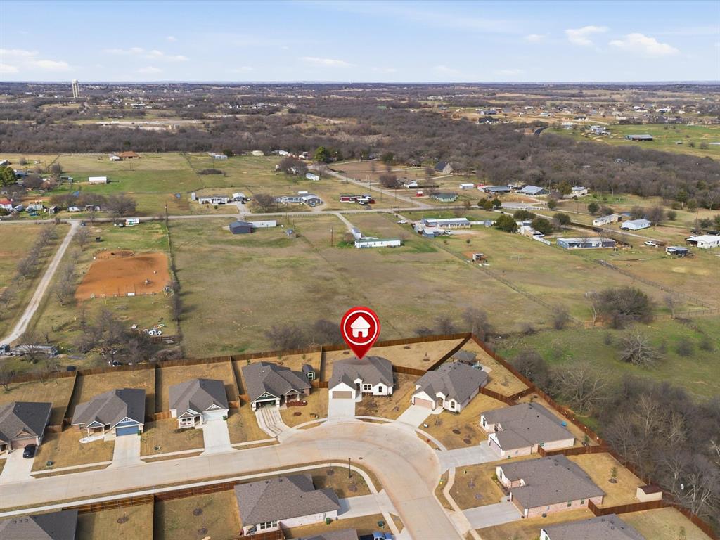 829 Haley Springtown, TX 76082 - Photo 37 of 37 an aerial view of a house with a outdoor space