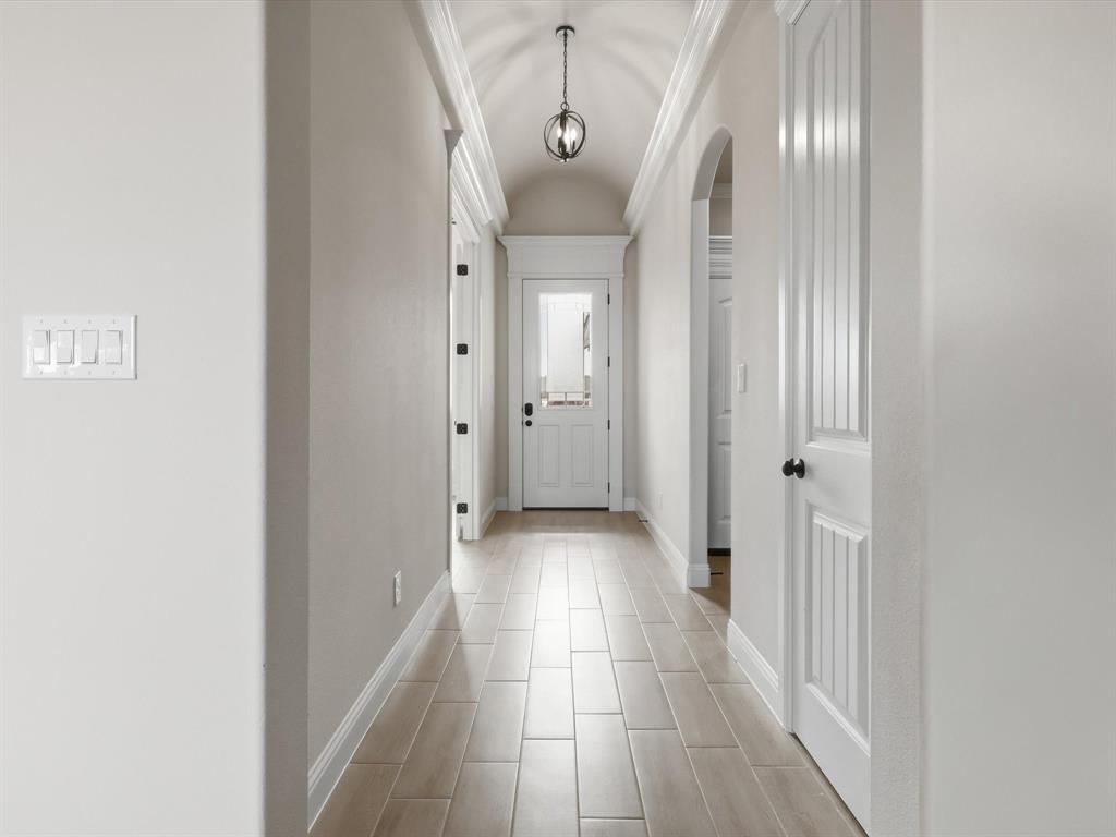 829 Haley Springtown, TX 76082 - Photo 5 of 37 a view of a hallway with wooden floor