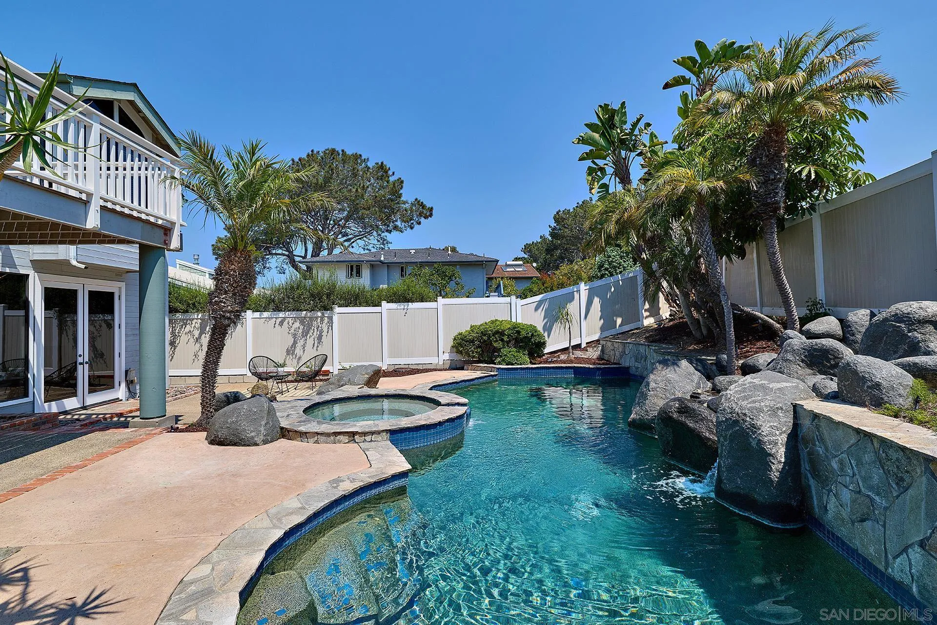 13765 Condesa Drive Del Mar, CA 92014 - Photo 54 of 75 a view of a house with backyard and sitting area