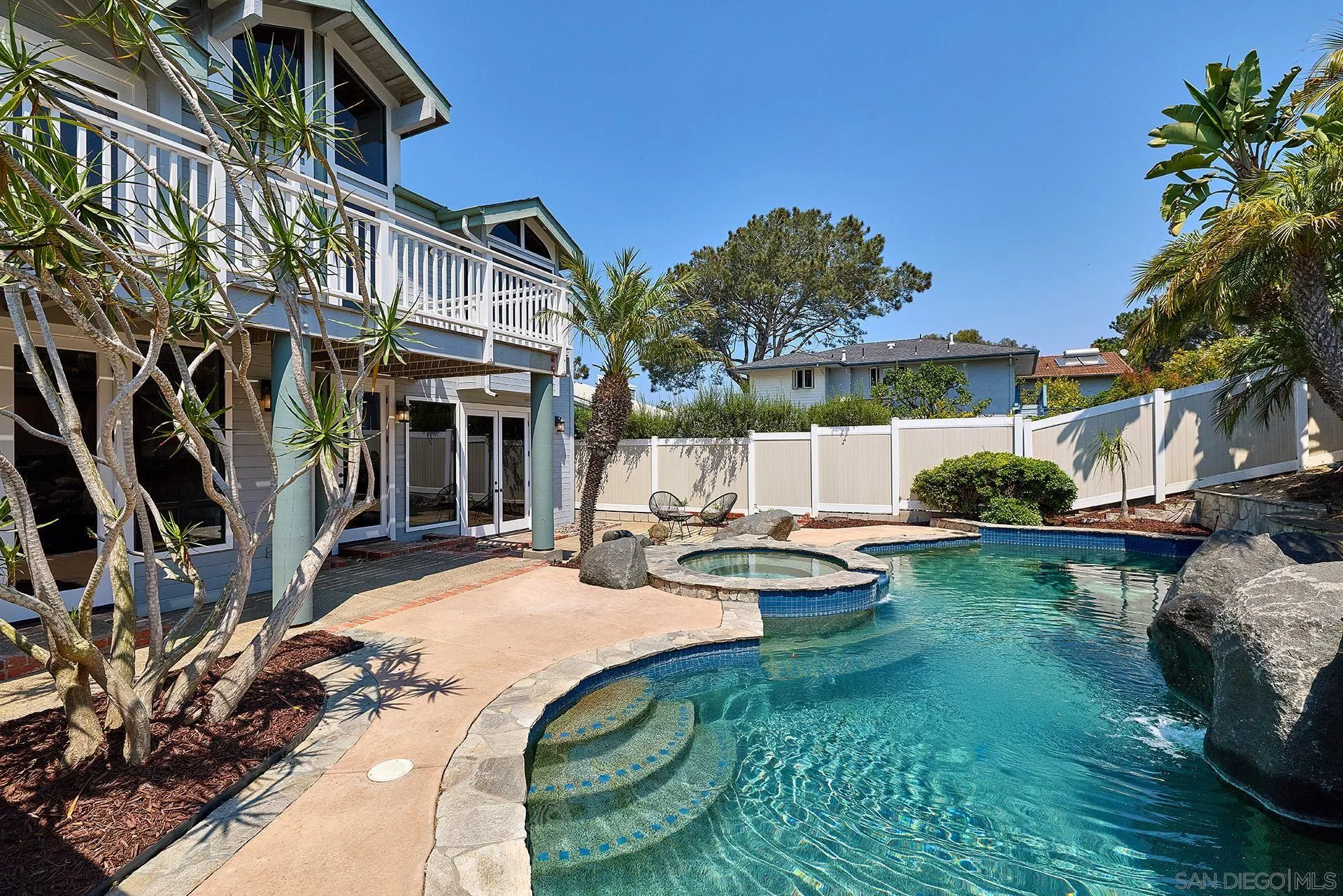 13765 Condesa Drive Del Mar, CA 92014 - Photo 57 of 75 a view of a house with backyard and sitting area
