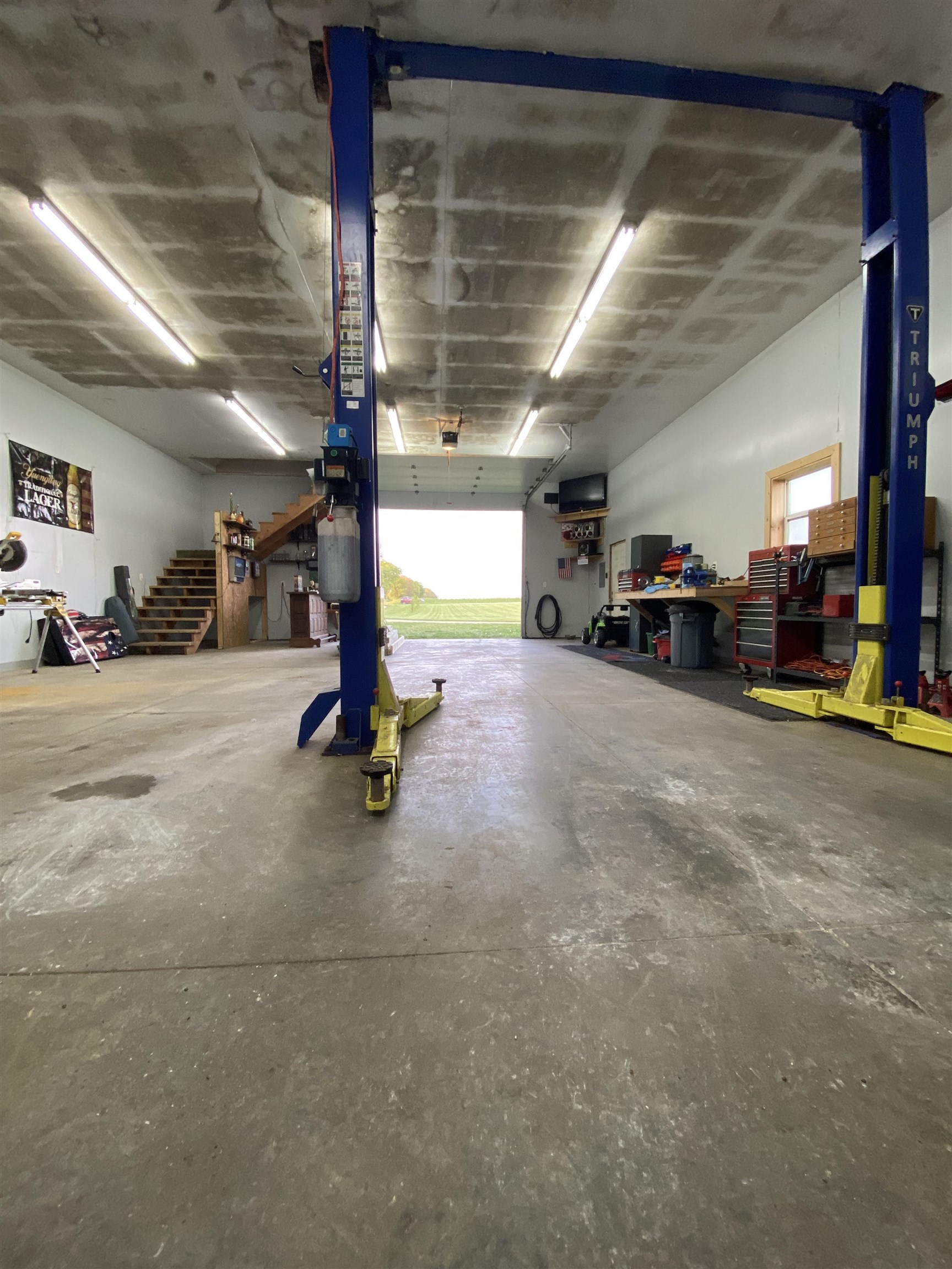 5108 North Winnebago Road Winnebago, IL 61088 - Photo 46 of 50 a view of a room with gym equipment