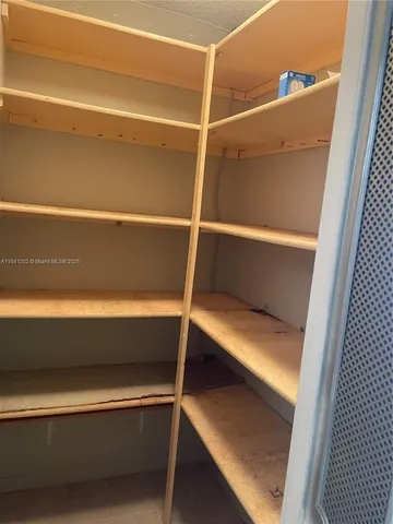 a view of walk in closet