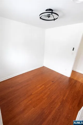 a view of a room with an empty space