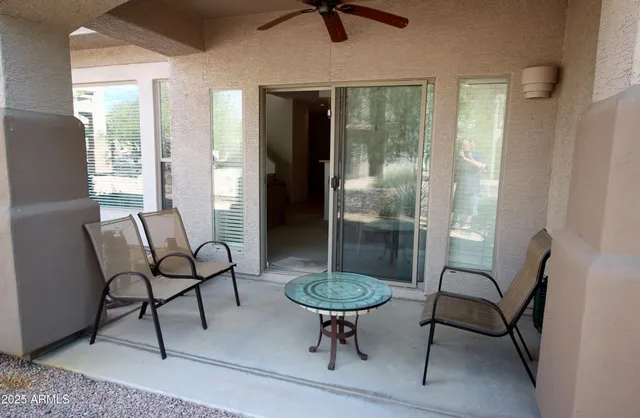 a room with furniture and a window