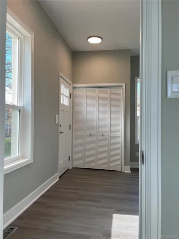 a view of an empty room