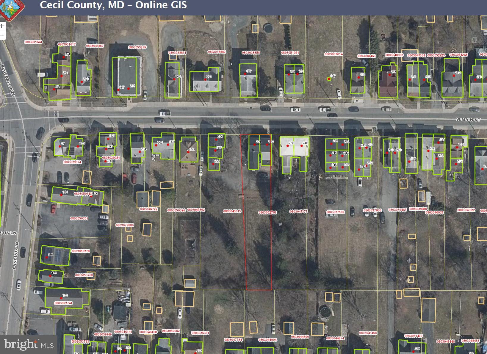 252-254 West Main Street Elkton, MD 21921 - Photo 12 of 12 Overhead View