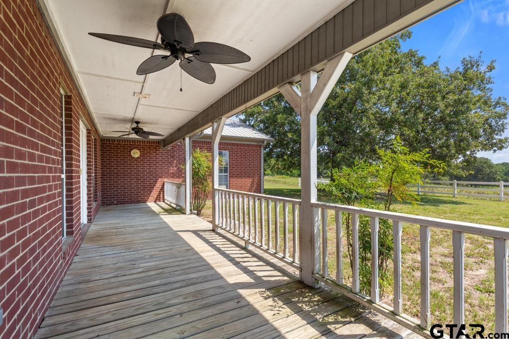 14762 County Road 3147 Tyler, TX 75706 - Photo 23 of 48 a view of a balcony with wooden floor