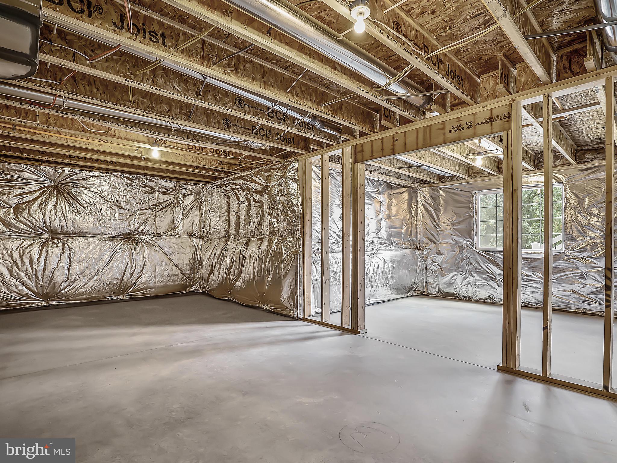8760 Mapleville Road Mount Airy, MD 21771 - Photo 40 of 44 Lower Level Unfinished Rec Room & Exercise Rm
