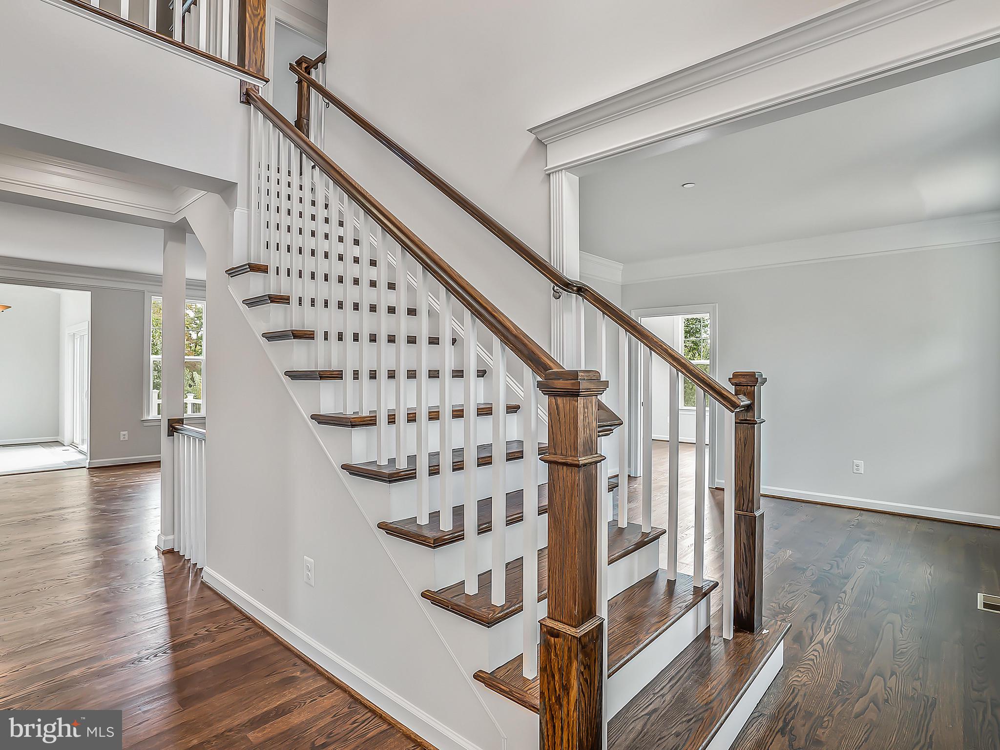 8760 Mapleville Road Mount Airy, MD 21771 - Photo 8 of 44 Two Story Foyer w/ Oak Stairwell