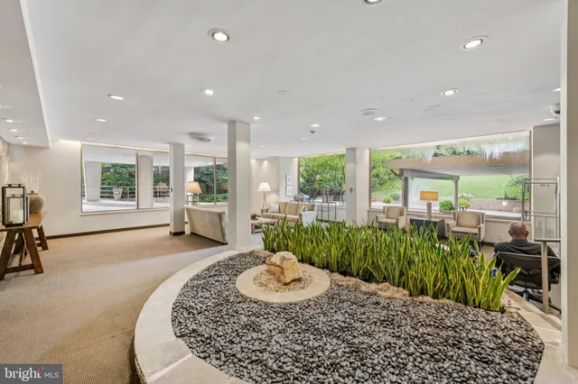 a very nice looking room with a large window