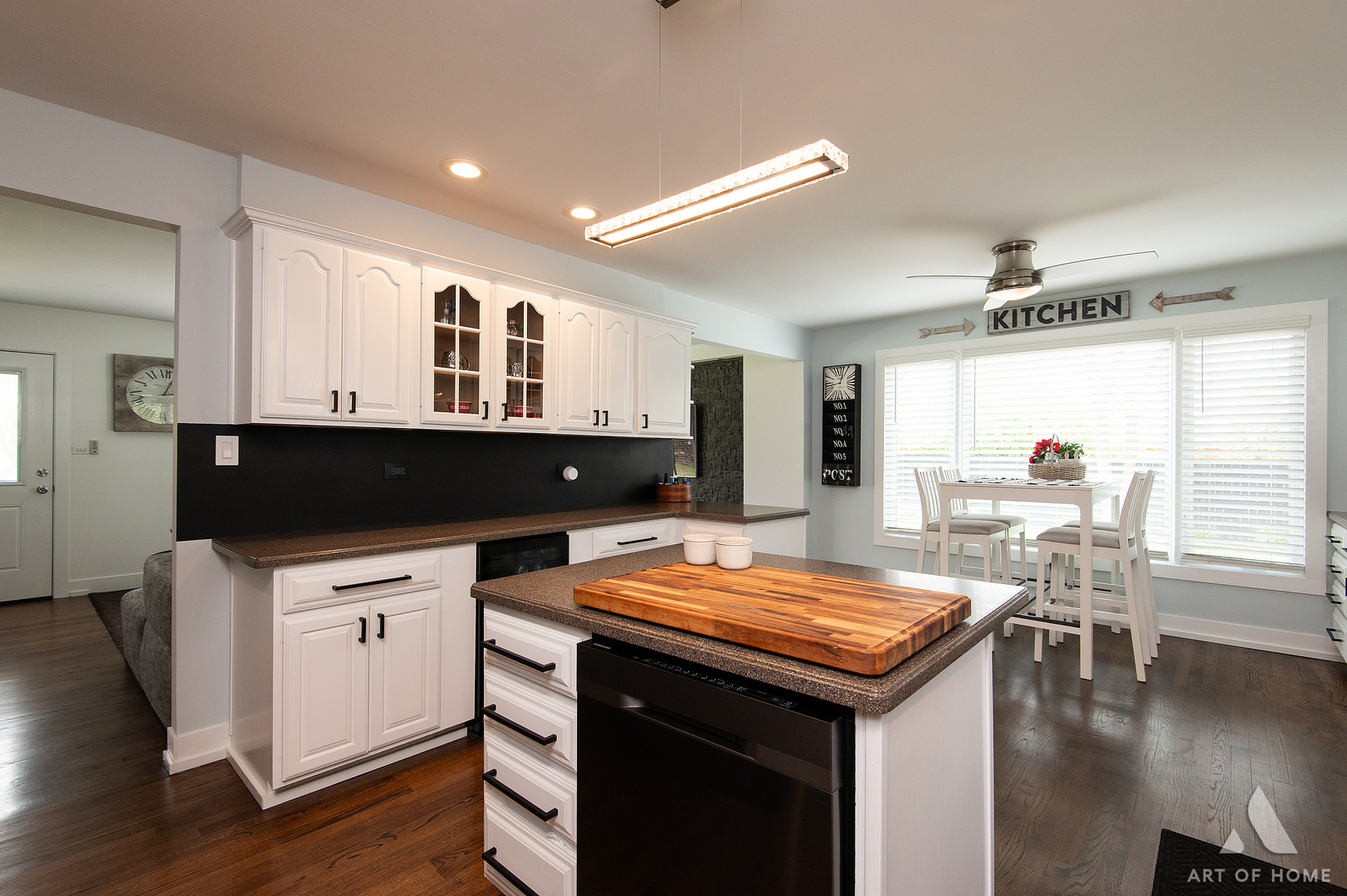 15529 129th Street Lemont, IL 60439 - Photo 21 of 65 a kitchen with a stove a sink and a refrigerator